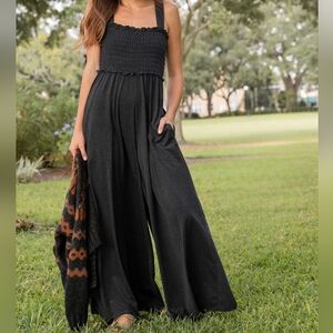 Casual Gray Women's Jumpsuit